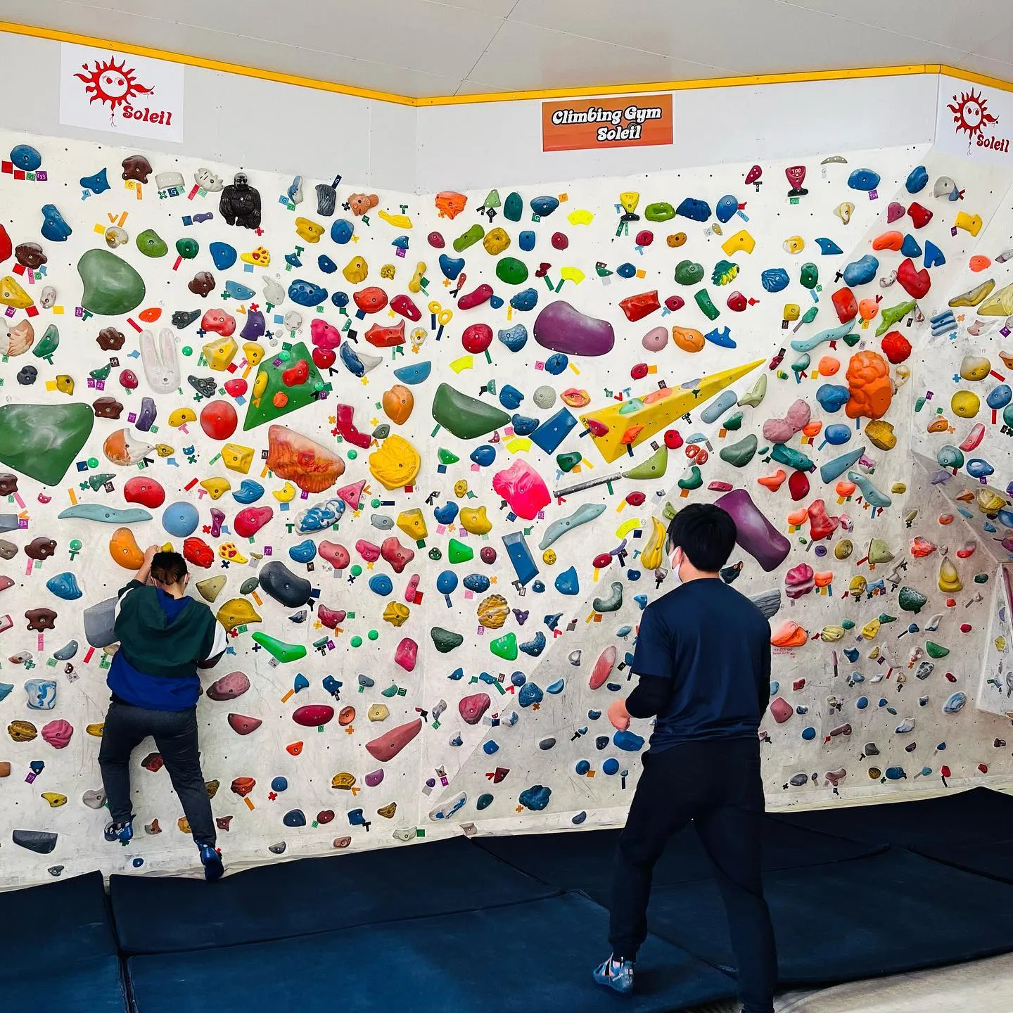 小春日和のボルダリングはクライ...